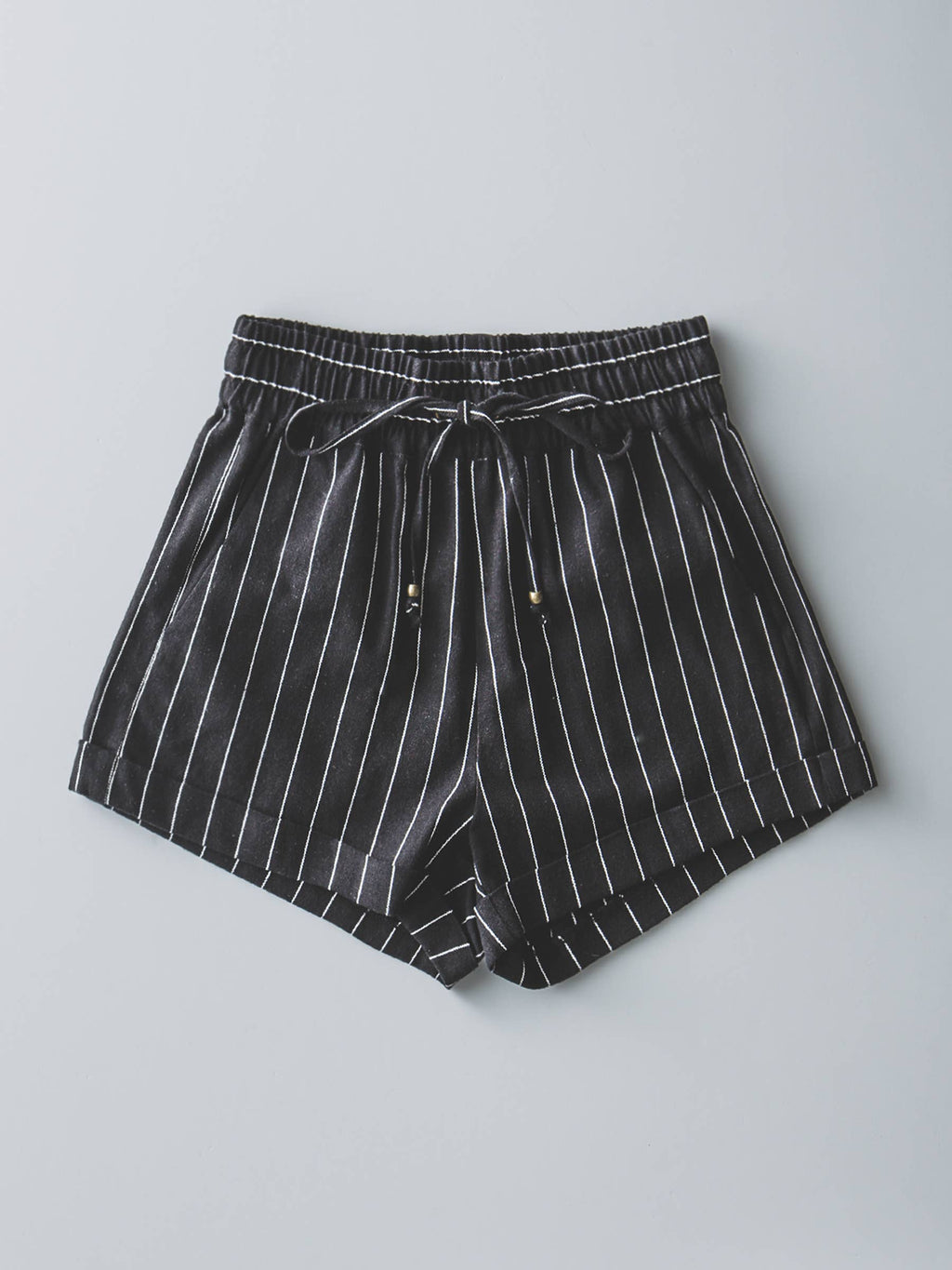 Relaxed Fit Linen Blend Shorts