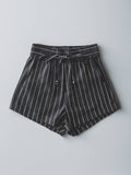 Relaxed Fit Linen Blend Shorts