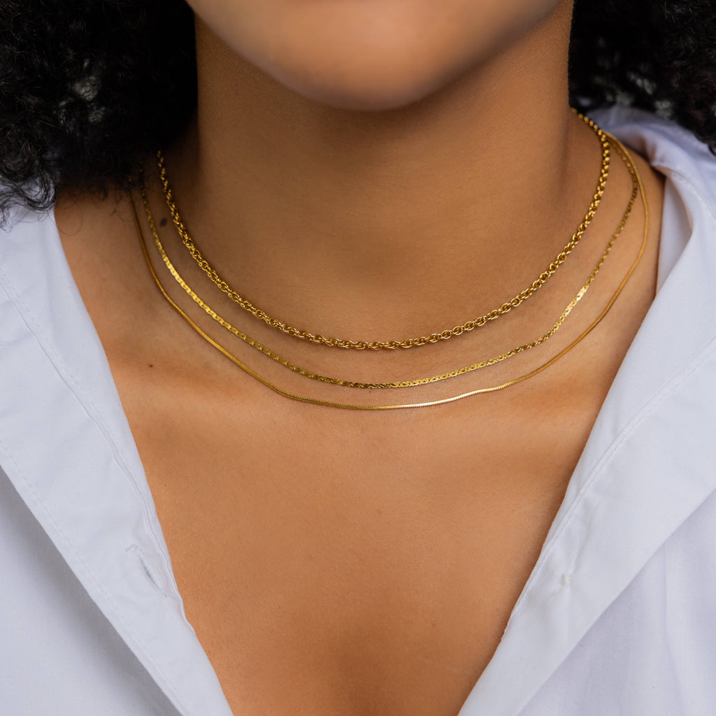 3 in 1 Layer Rope Necklace