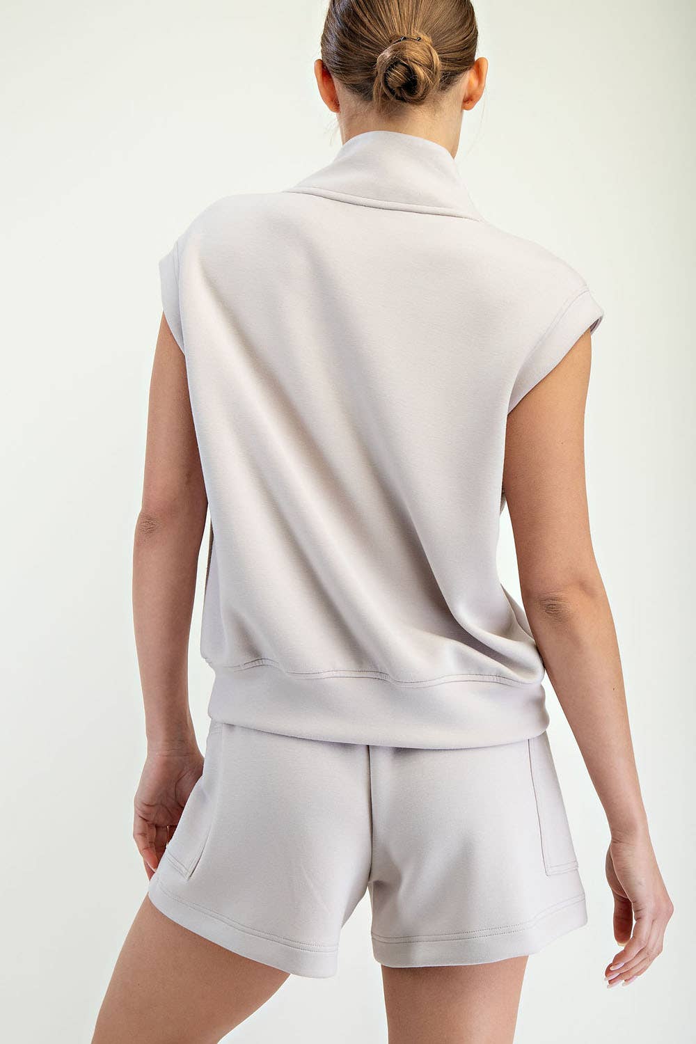 Modal Scuba Luxe V-Neck Sleeveless Top