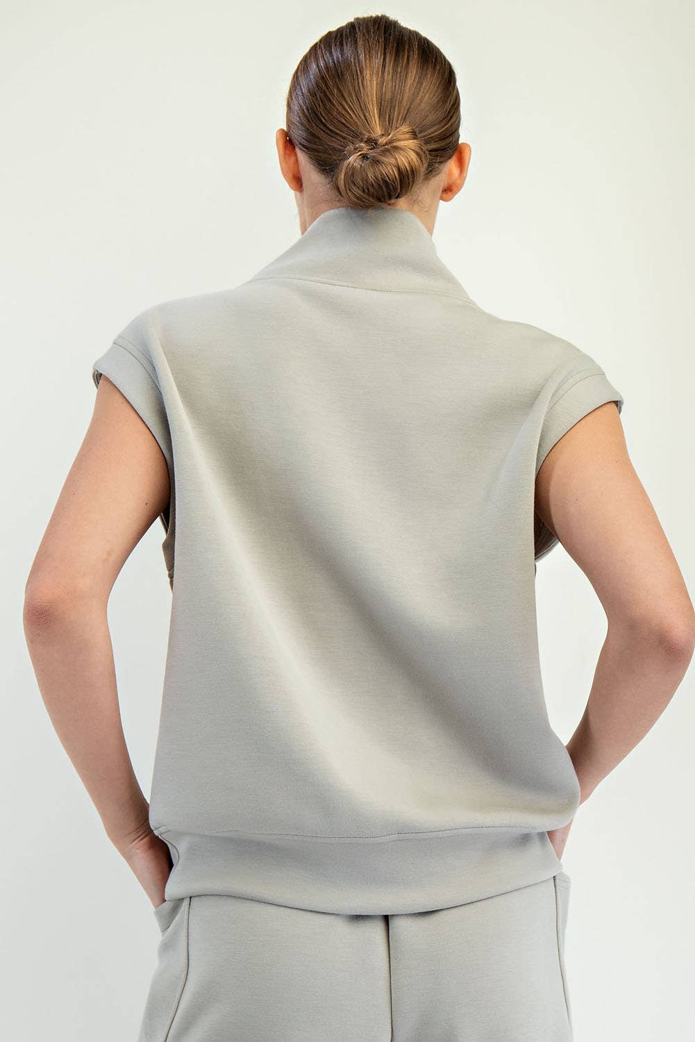 Modal Scuba Luxe V-Neck Sleeveless Top