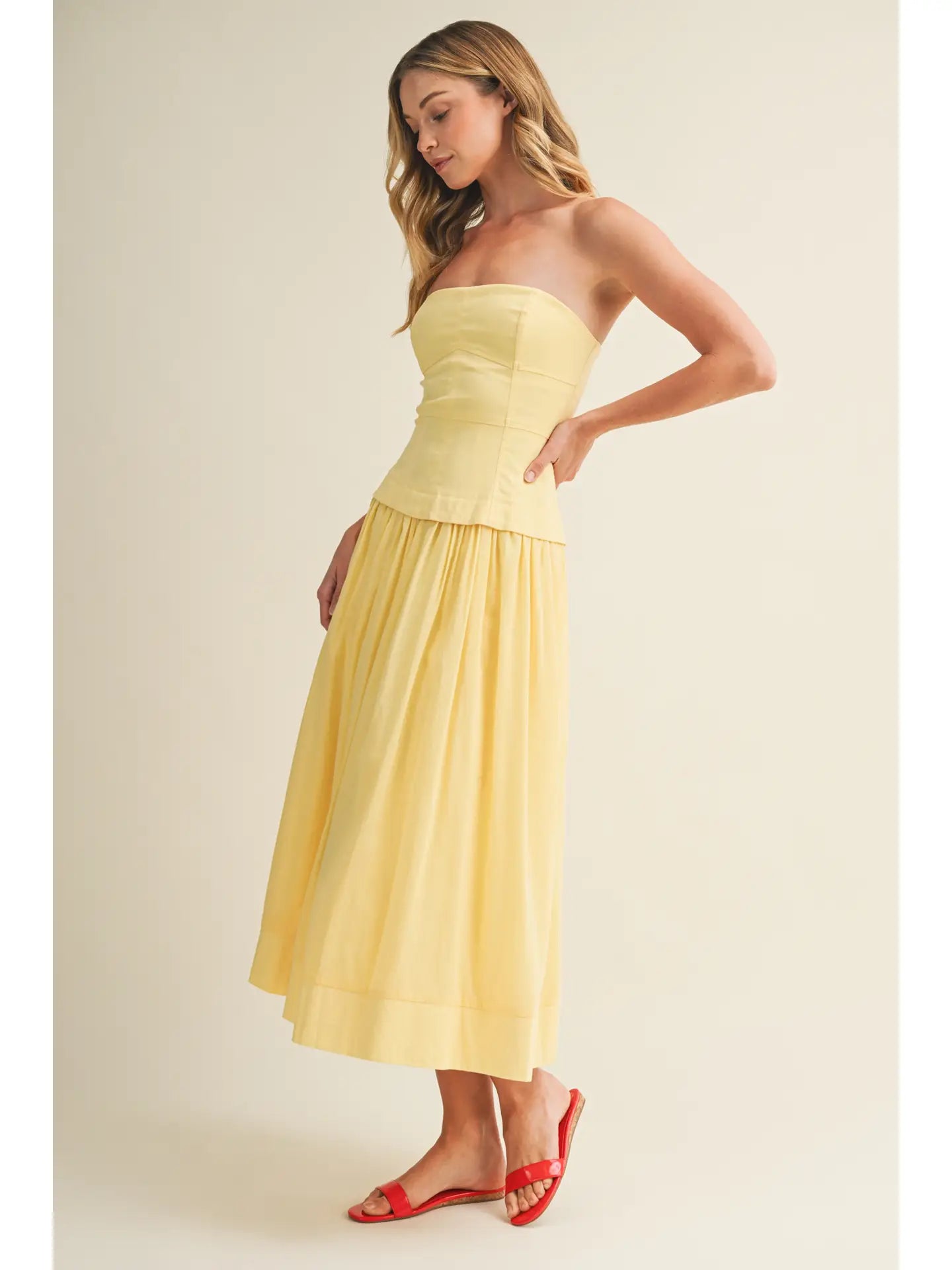 Canary Strapless Dress