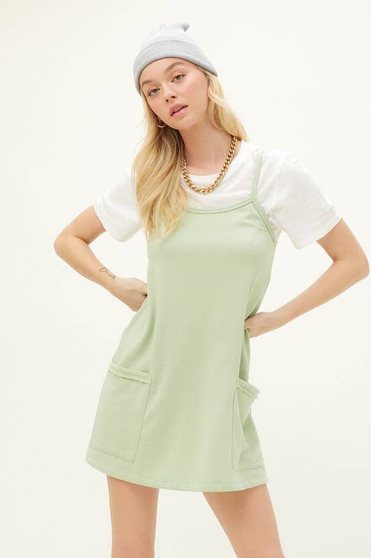 Cotton Terry Mini Dress