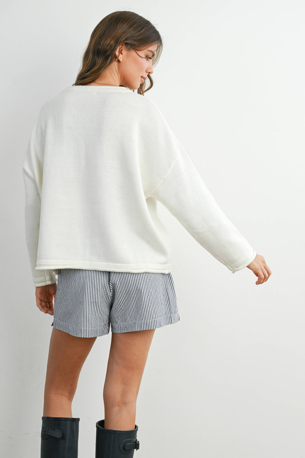 Flag Knit LS
