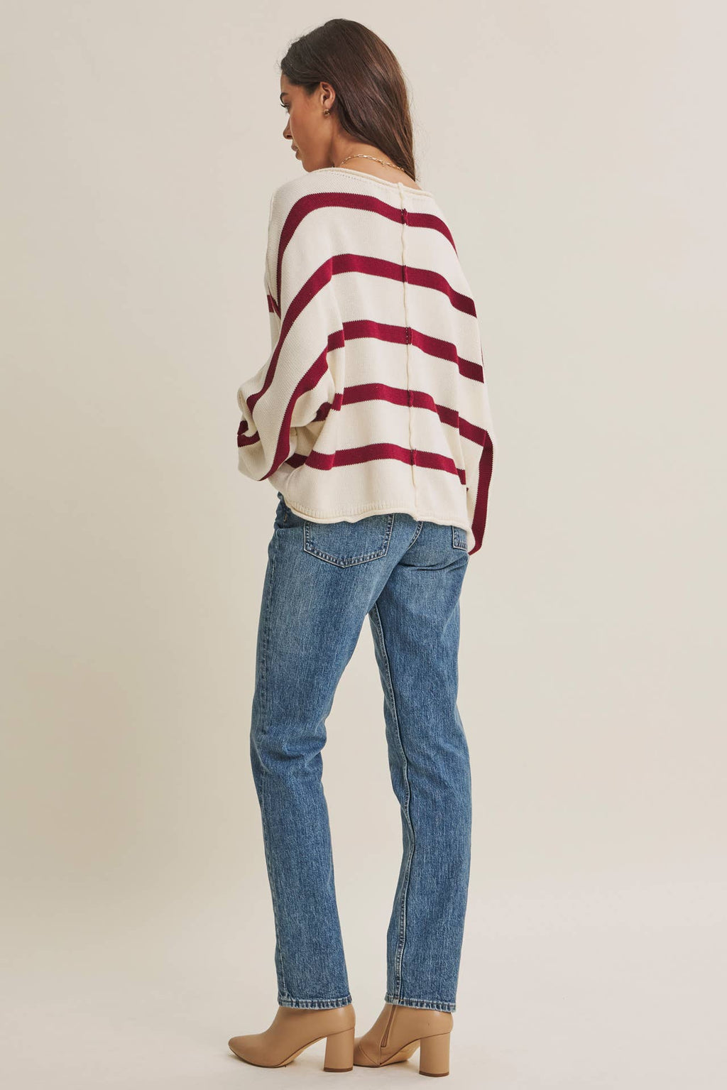Stripe Slouchy Sweater