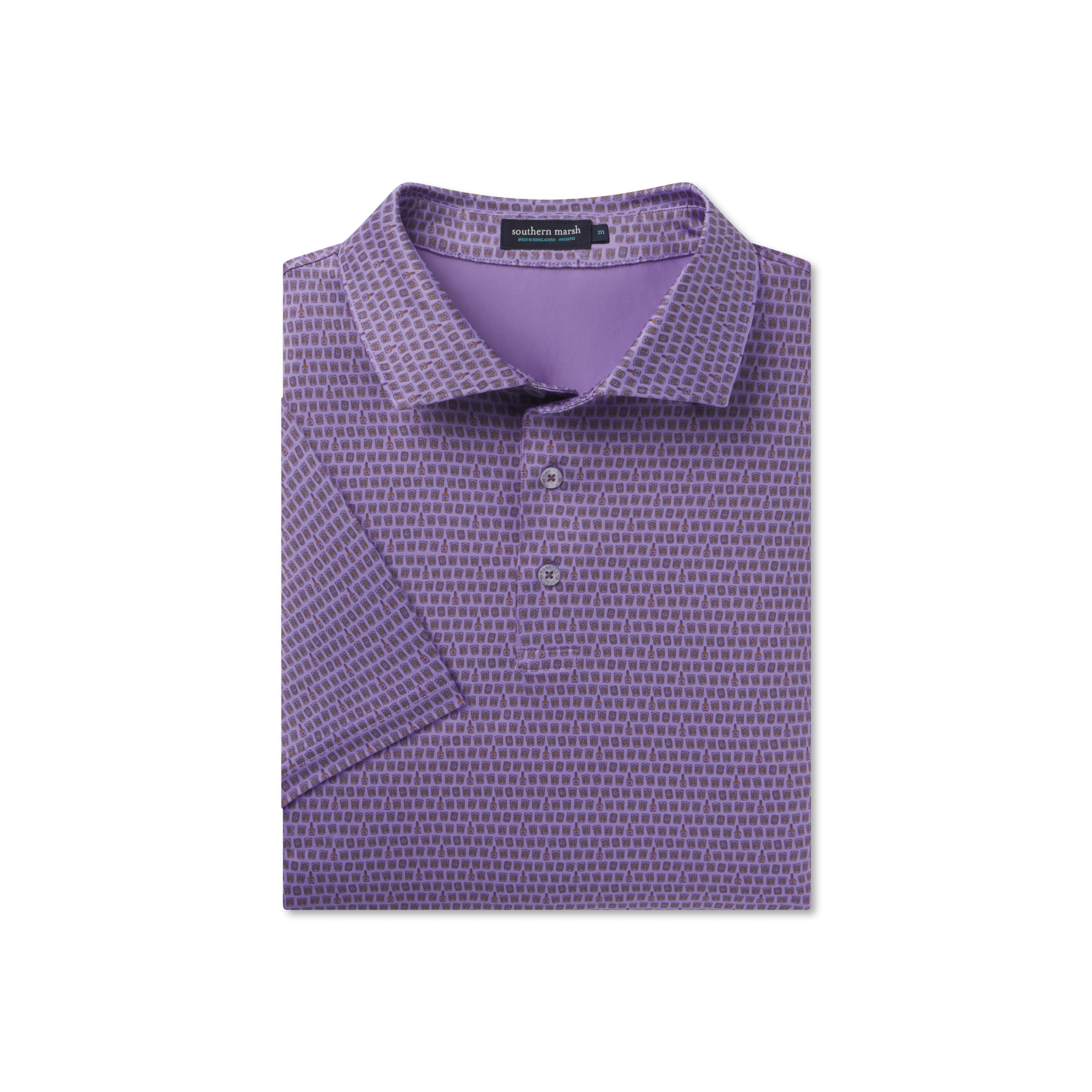 Flyline Performance Polo - Bourbon Trail