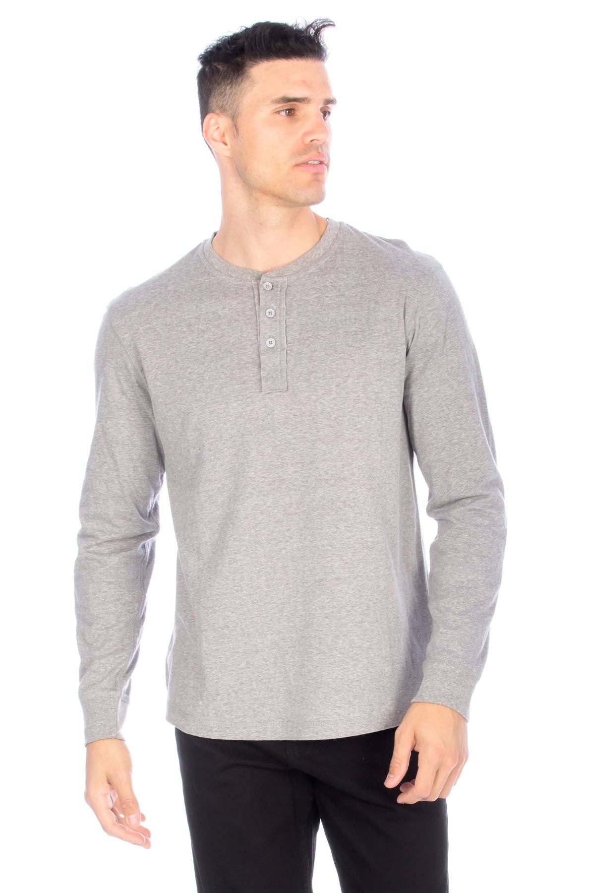 Long Sleeve Henley T-Shirt