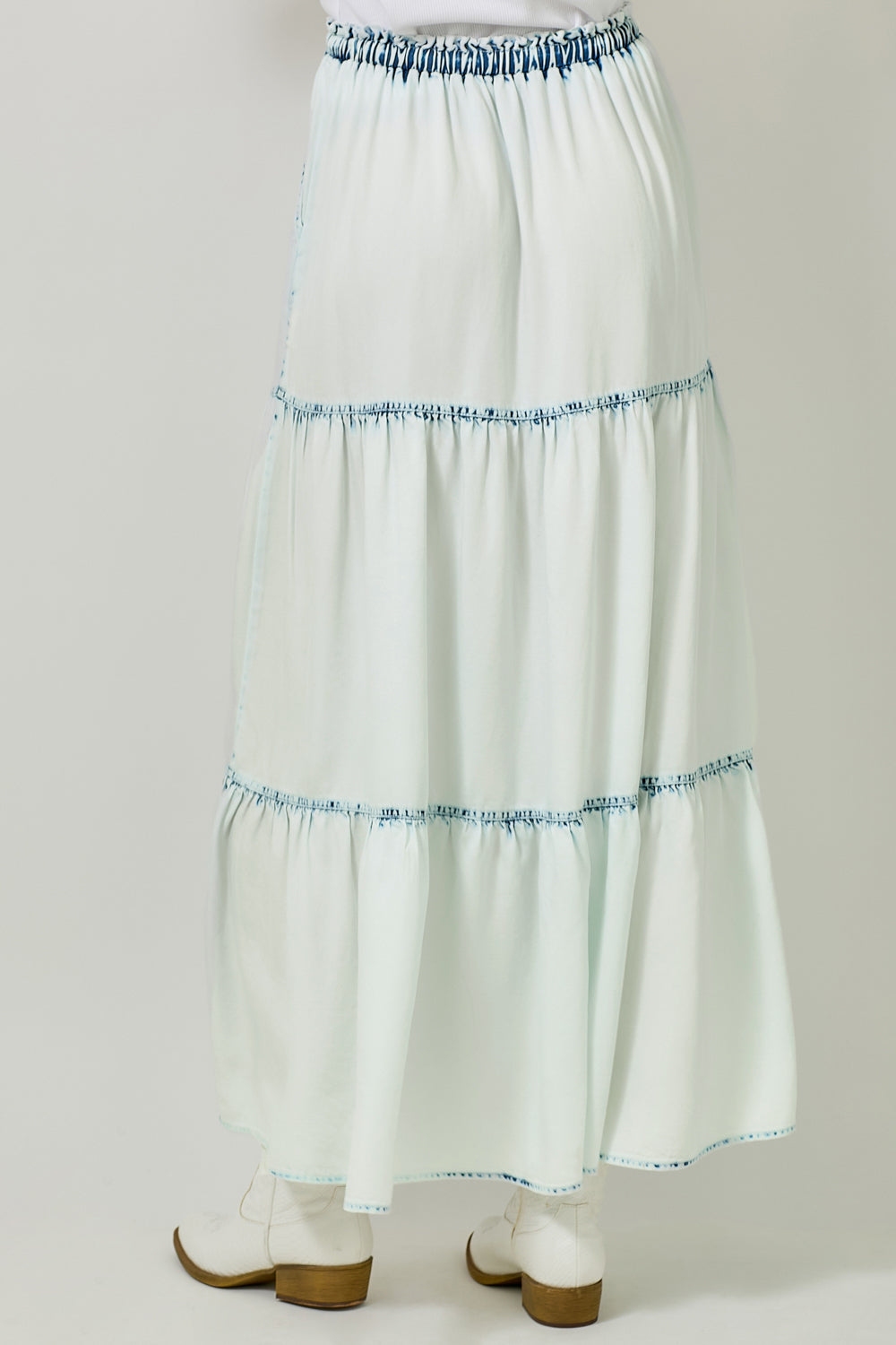 Long Tiered Skirt