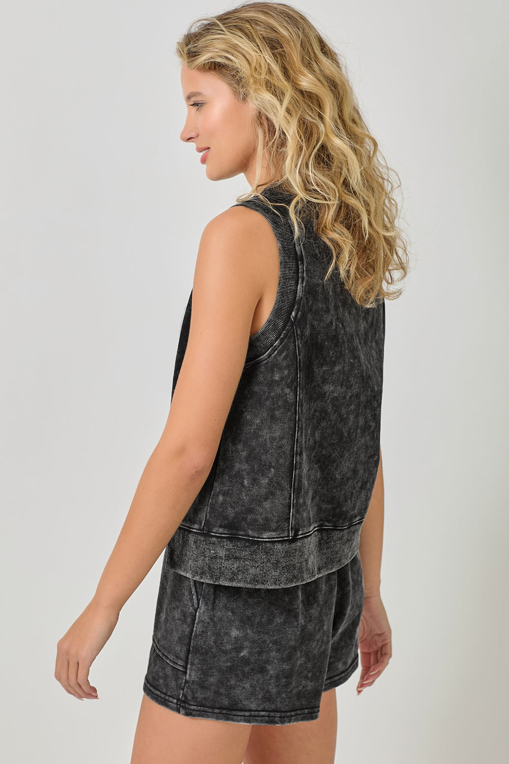 Sleeveless Terry Top