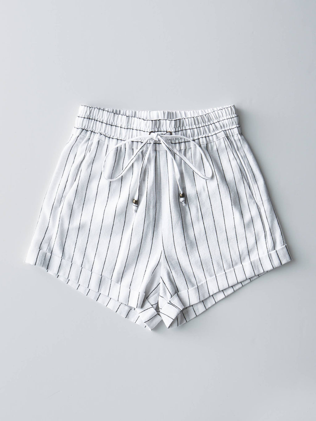Relaxed Fit Linen Blend Shorts