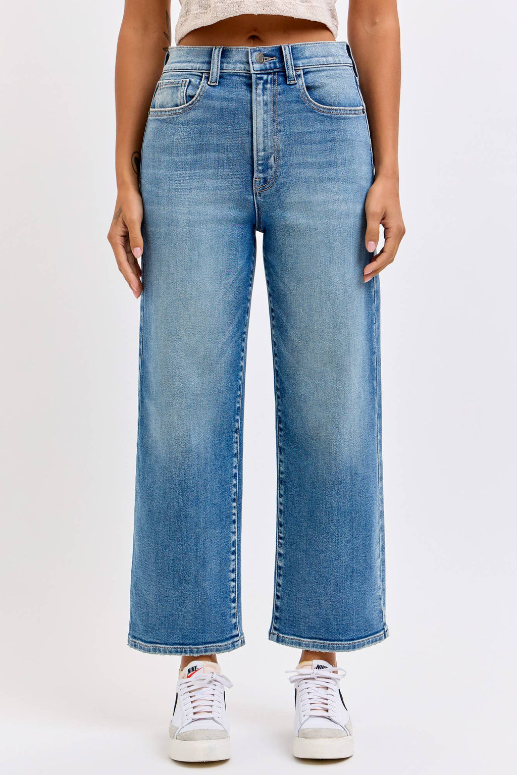 Super High Rise Crop Dad Jean