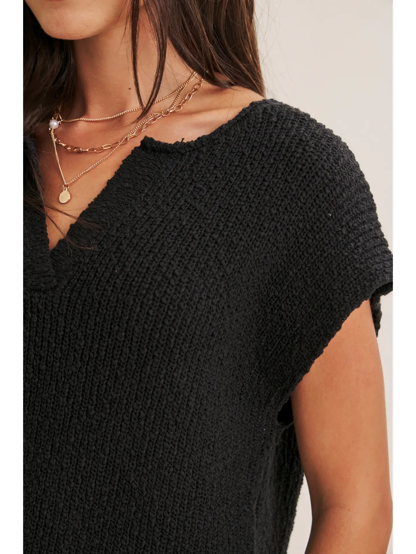 SS Slub Sweater Top