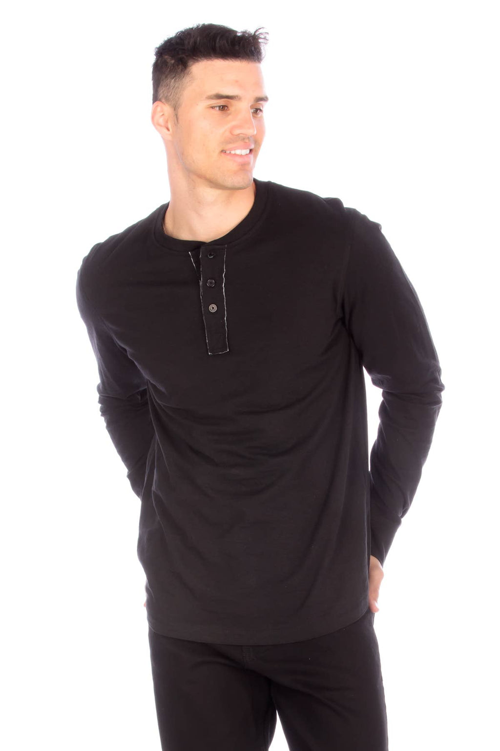 Long Sleeve Henley T-Shirt