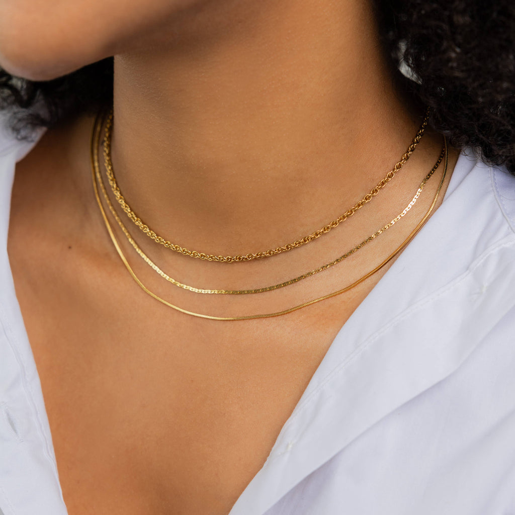 3 in 1 Layer Rope Necklace