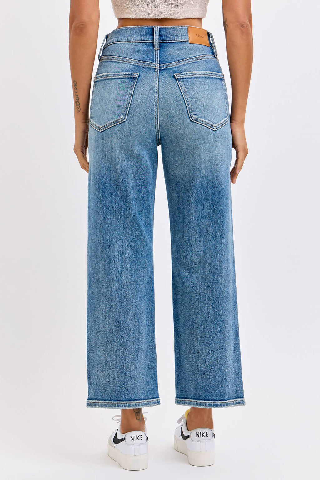 Super High Rise Crop Dad Jean