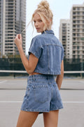 Denim Skort