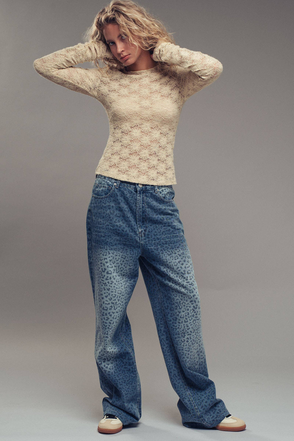 Stretch Lace Layering Top