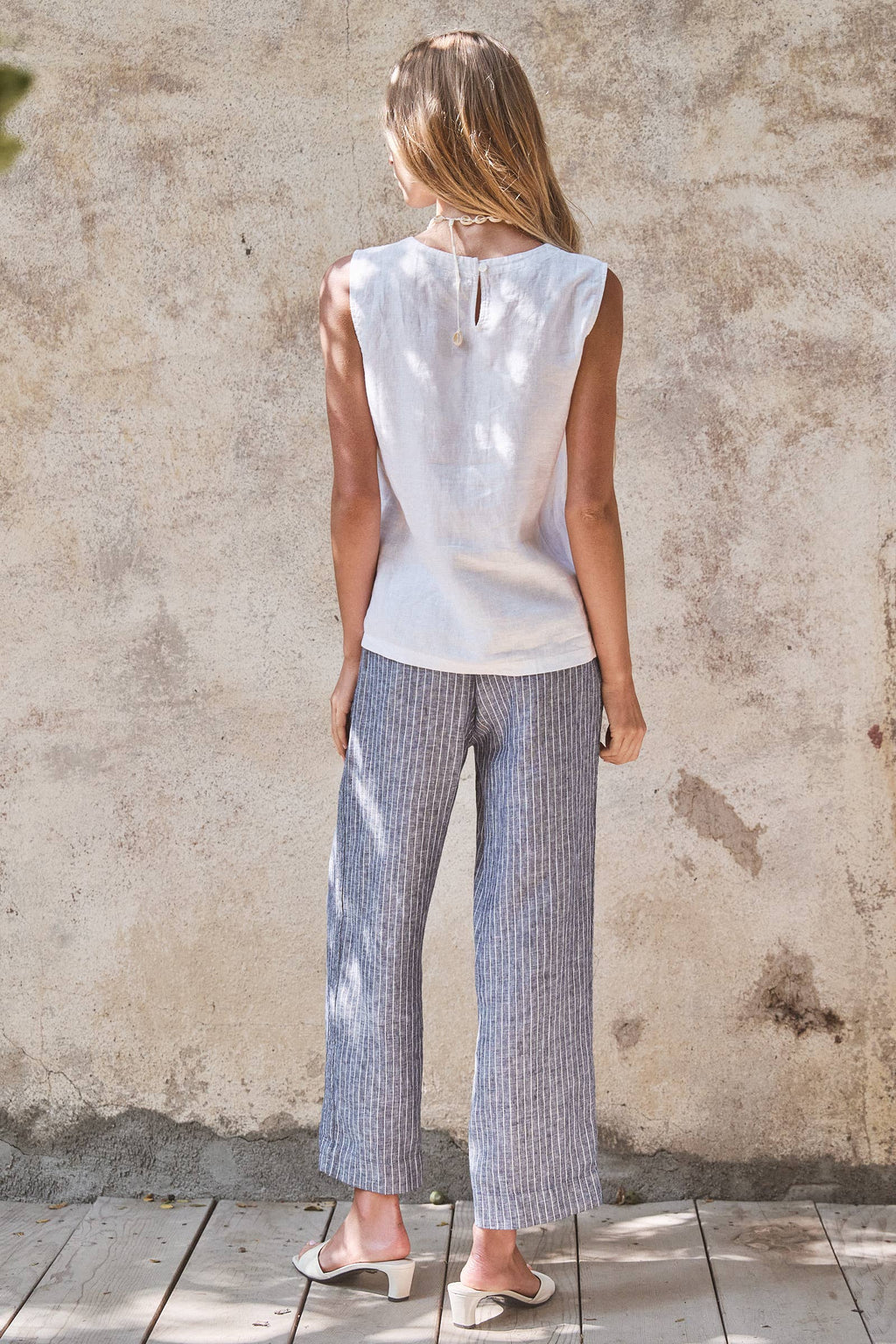 Linen Drawstring Pants