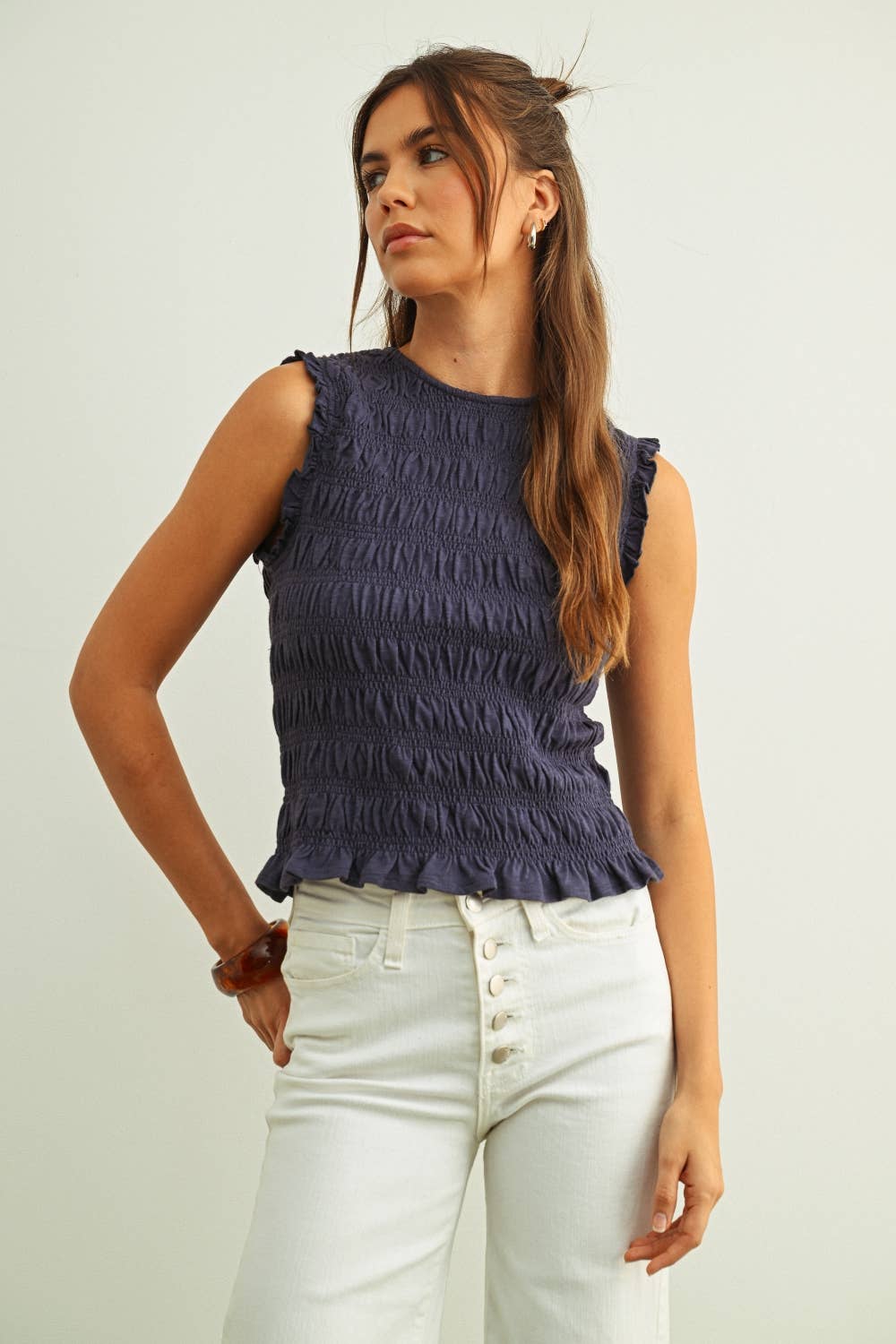 Sleevelss Smock Tank