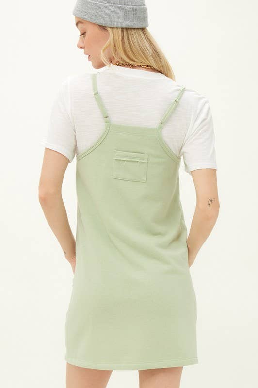 Cotton Terry Mini Dress