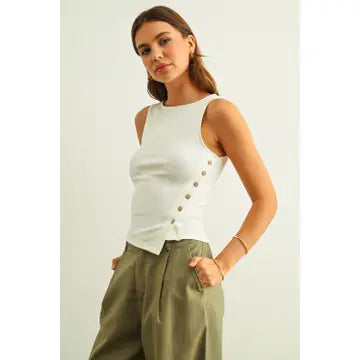 Side Button Tank
