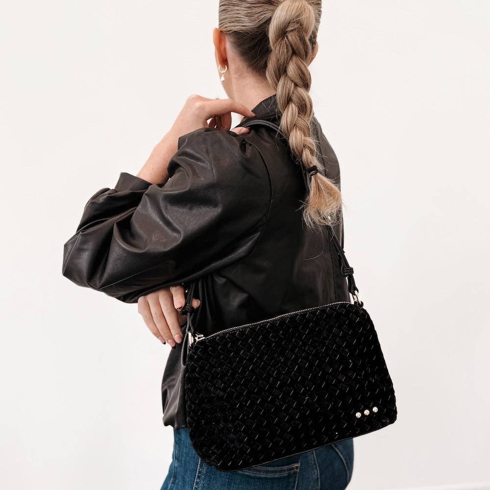 Suede Harper Hobo Shoulder Bag