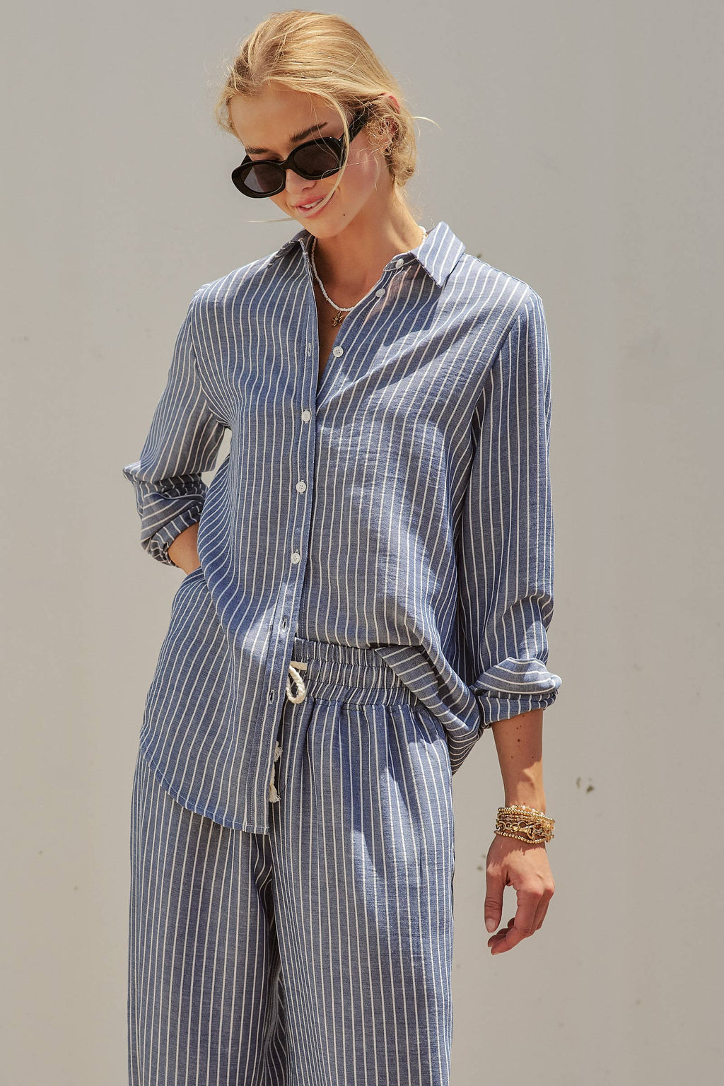 Linen LS Button-Down