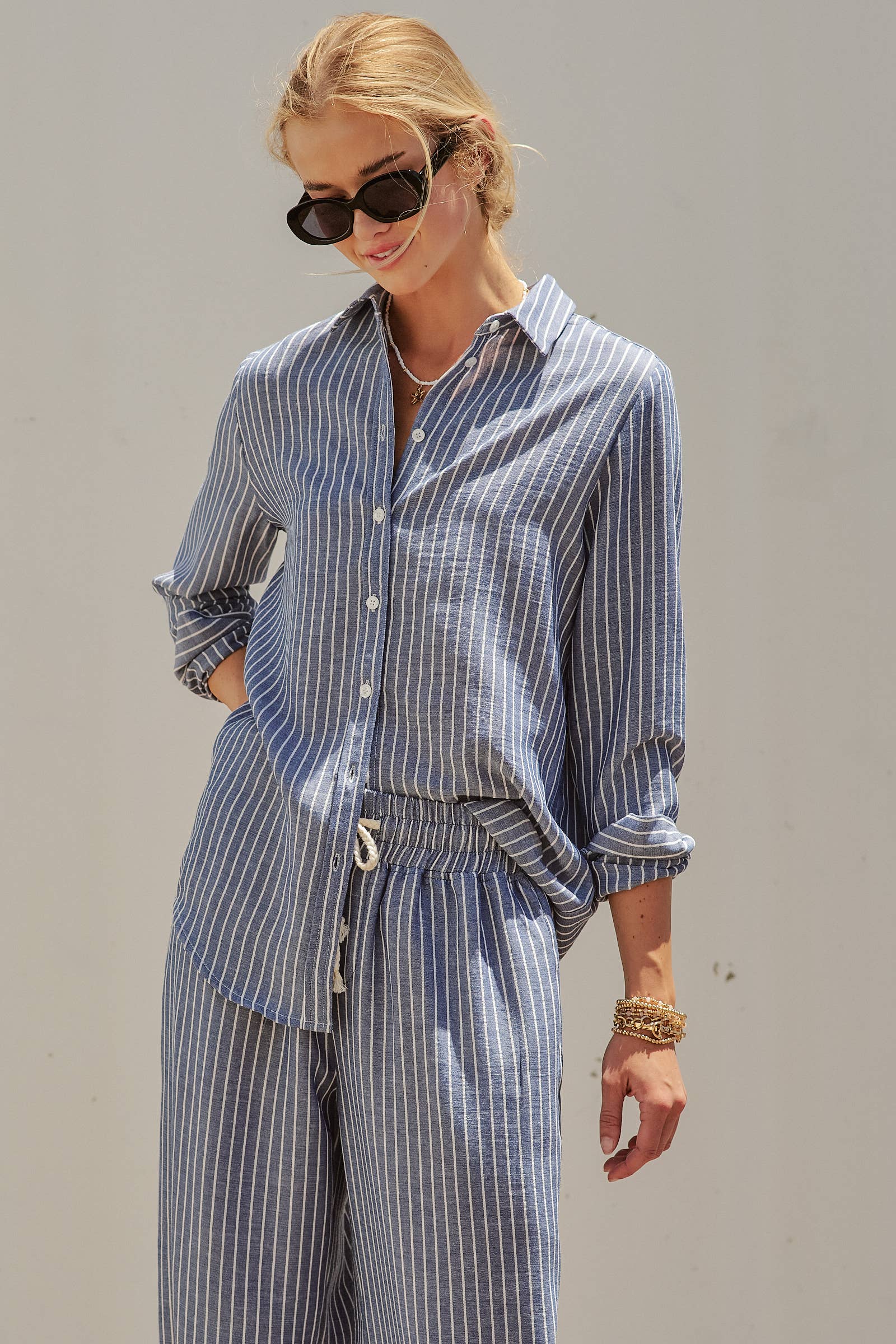 Linen LS Button-Down