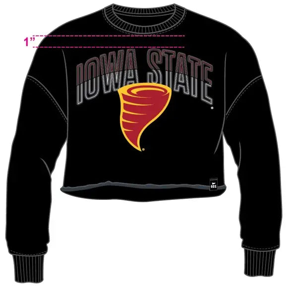 ISU Sequin Cropped Crewneck