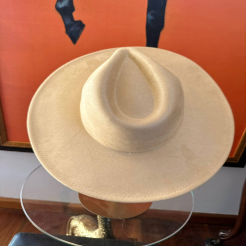 Classic Wide Brim Suede Hat