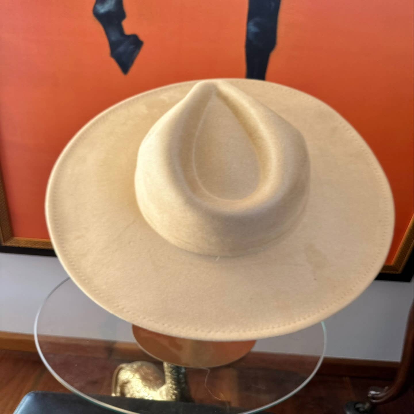 Classic Wide Brim Suede Hat