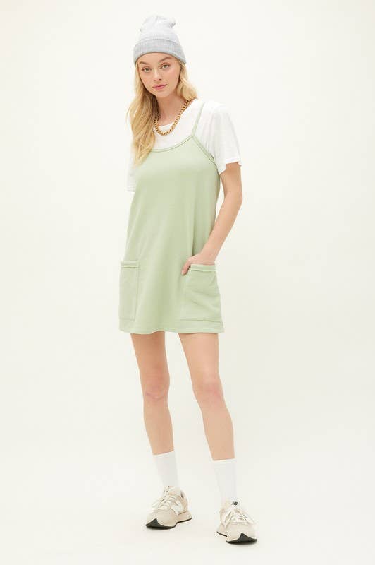 Cotton Terry Mini Dress