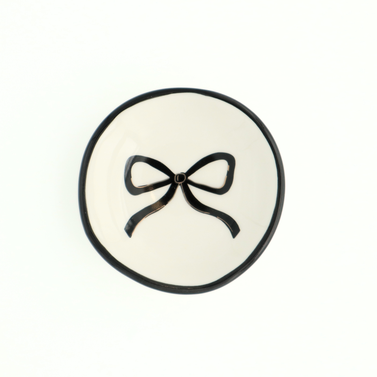 Ring Dish - Black Bow