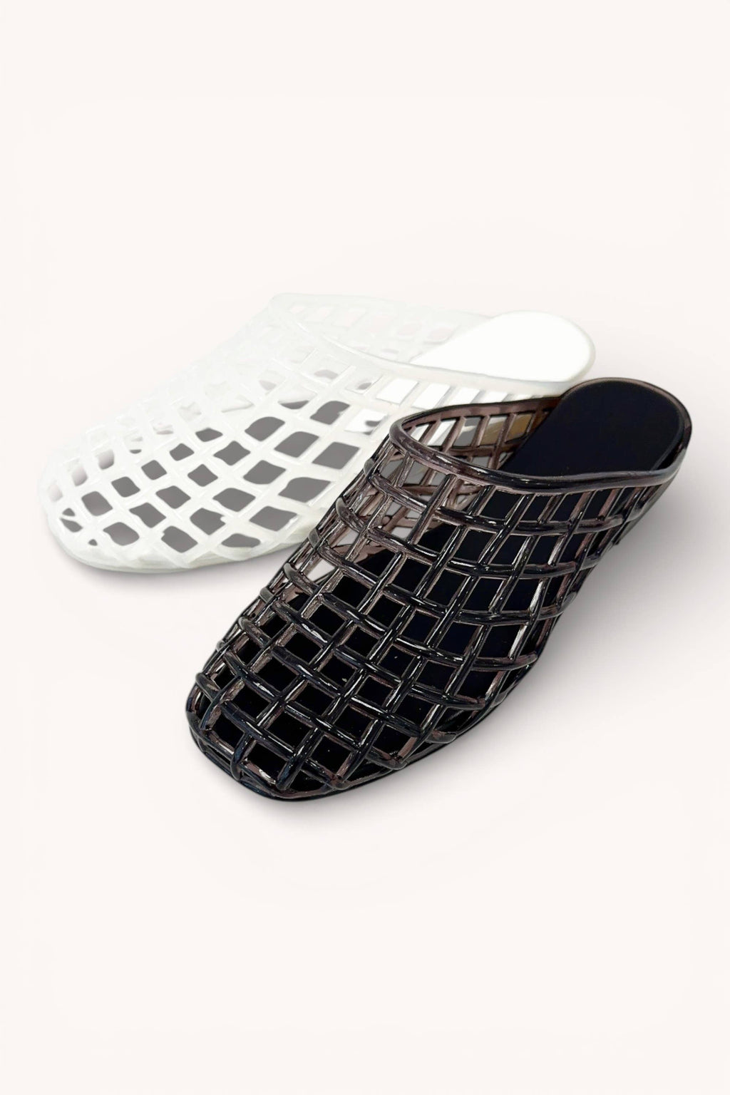 Woven Jelly Mule Slide