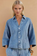 Oversized Denim Shirt