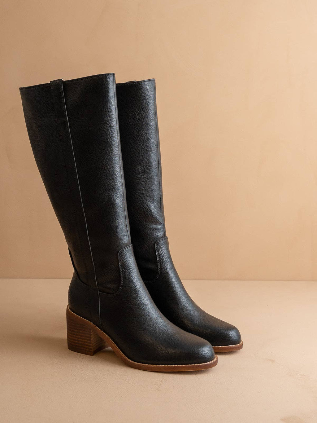 The Harriet | Black Tall Riding Boot