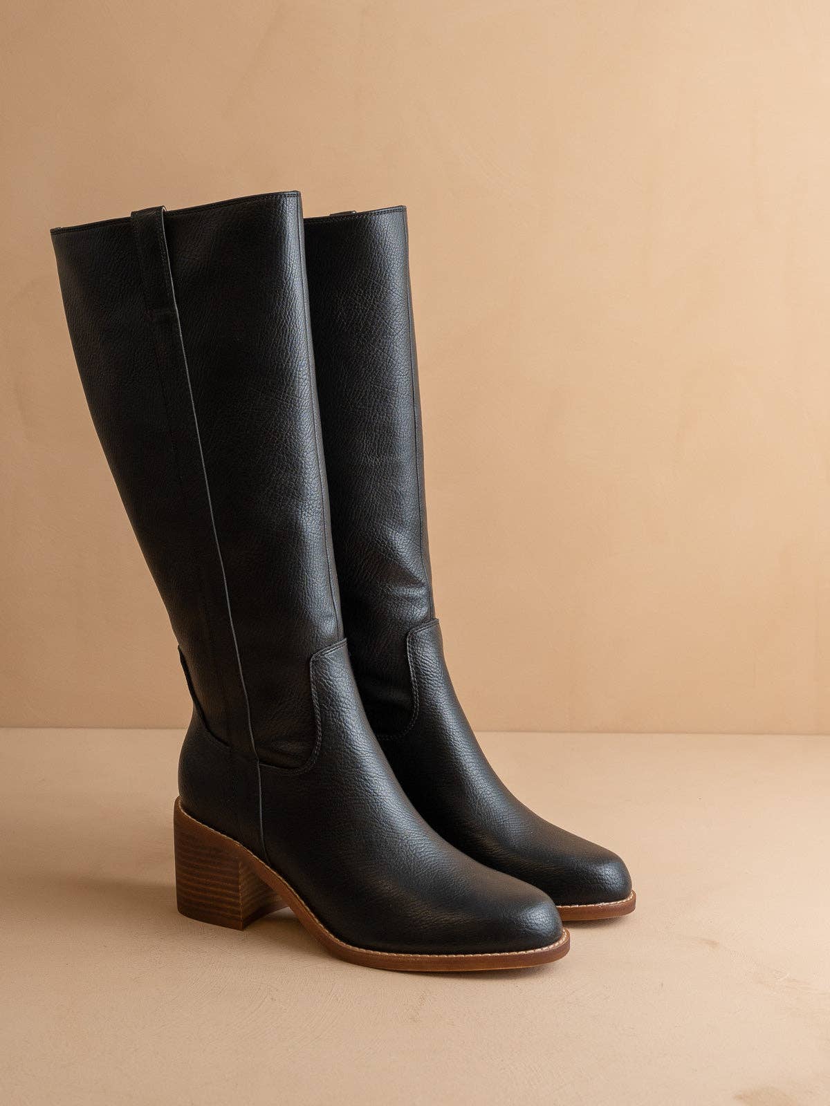 The Harriet | Black Tall Riding Boot