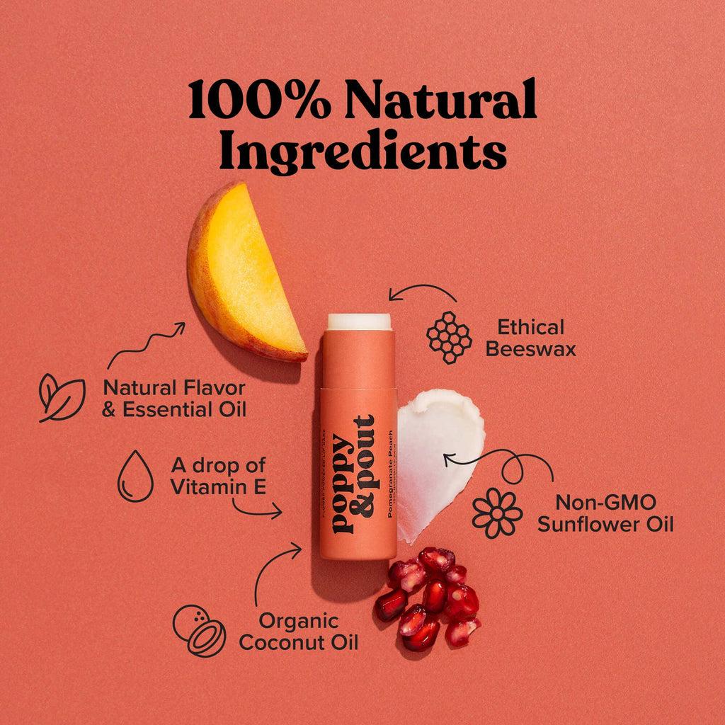 Lip Balm - Pomegranate Peach