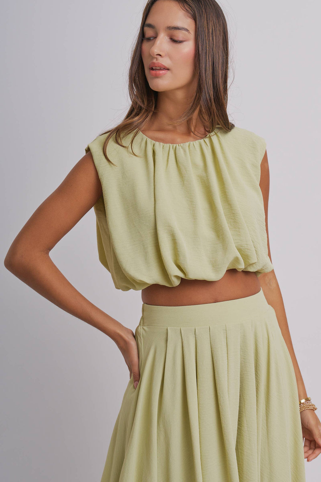 Boho Relaxed Tie-Back Sleeveless Top
