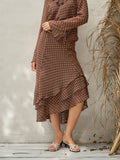 Polka Dot Tiered Skirt