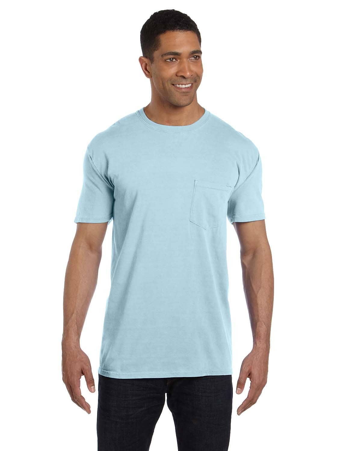Comfort Colors Heavyweight Pocket Blank T-Shirt