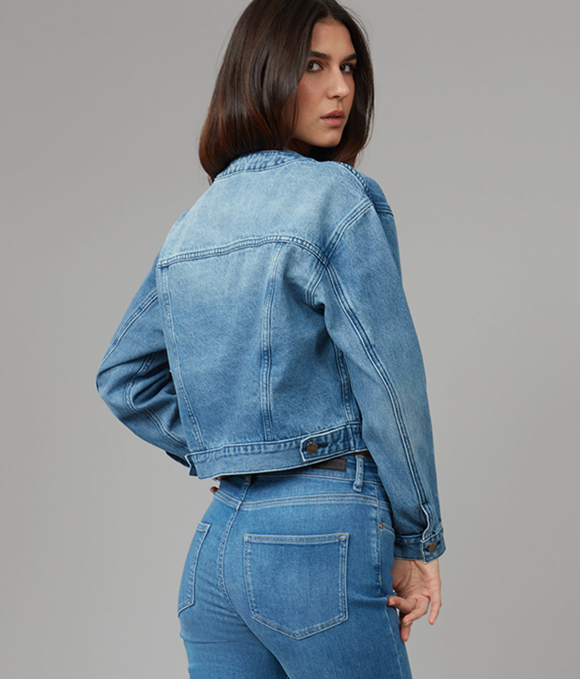 Lola Denim Aurora Cropped Jacket