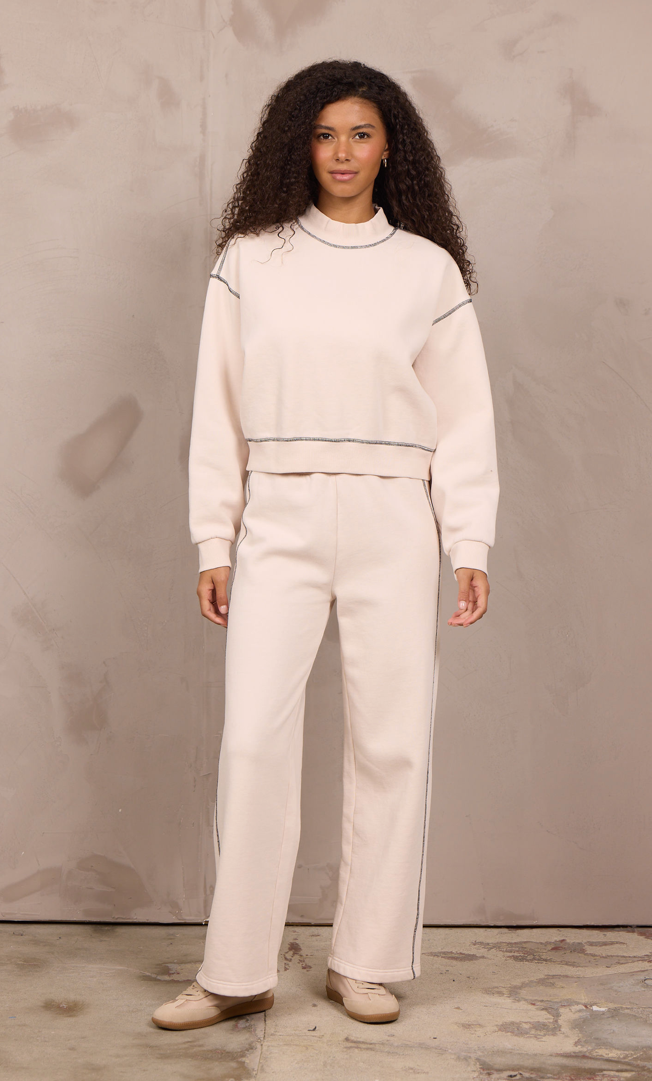 Garment Dye Pant w/Contrast Stitching