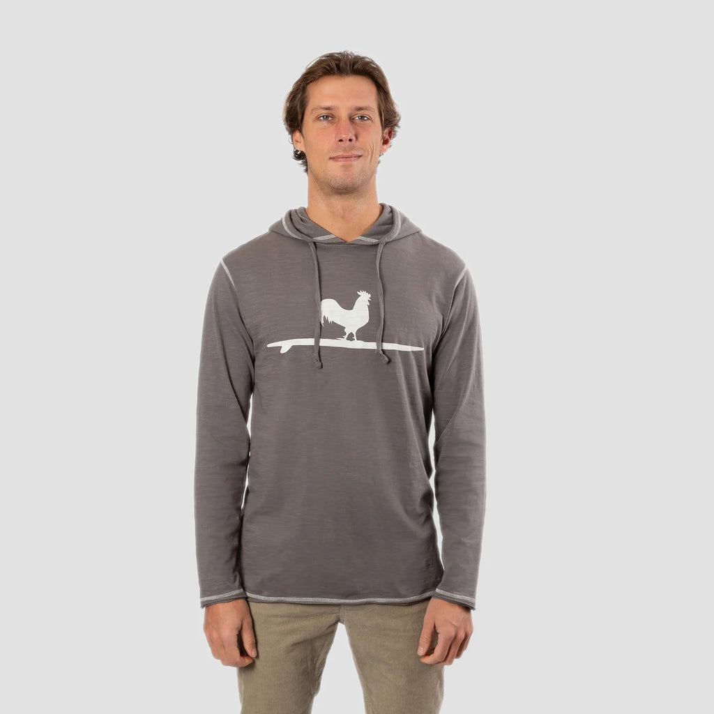 Oyster Shell Slub Hoodie