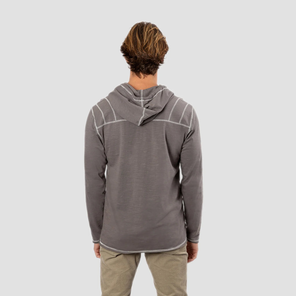 Oyster Shell Slub Hoodie
