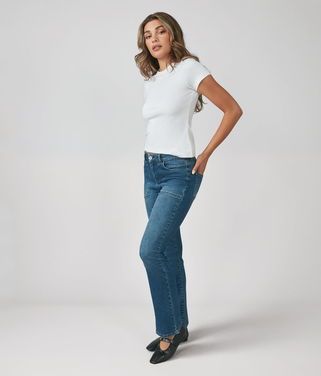 Lola Denim Billie High Rise Bootcut Jeans
