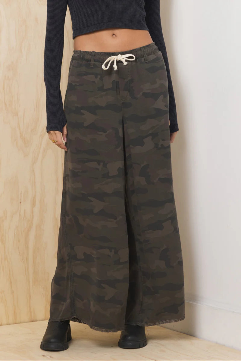 Tencel Wide Leg Pant