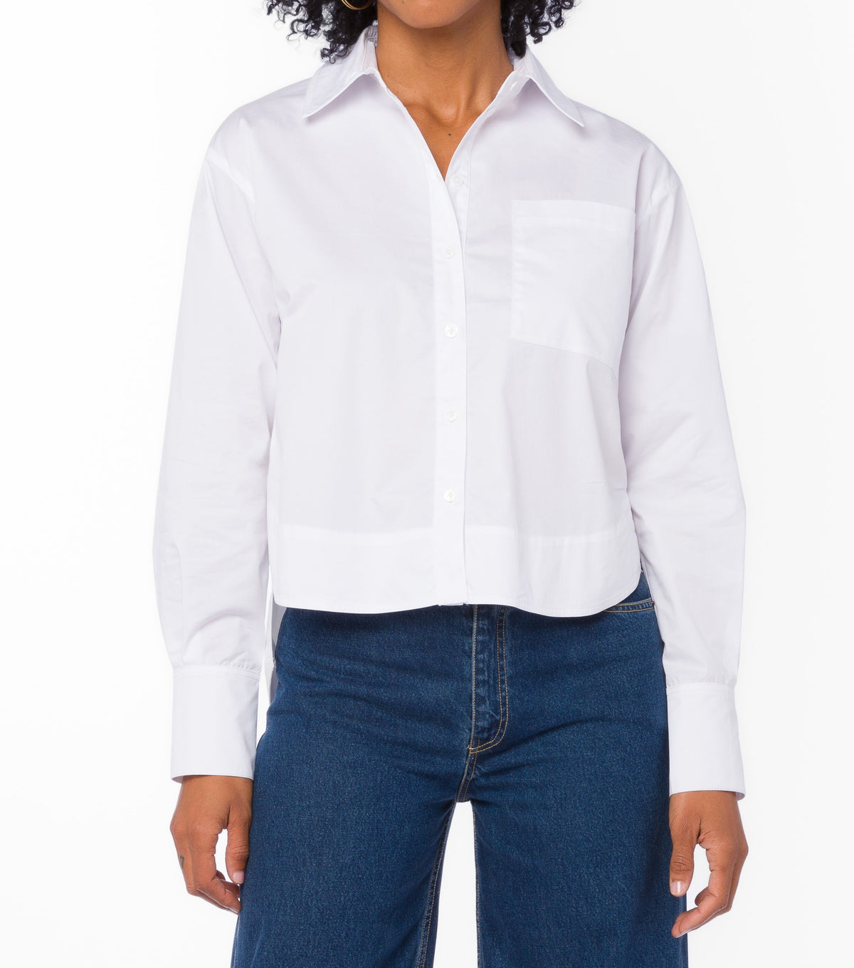 Cooper Long Sleeve White Button Down