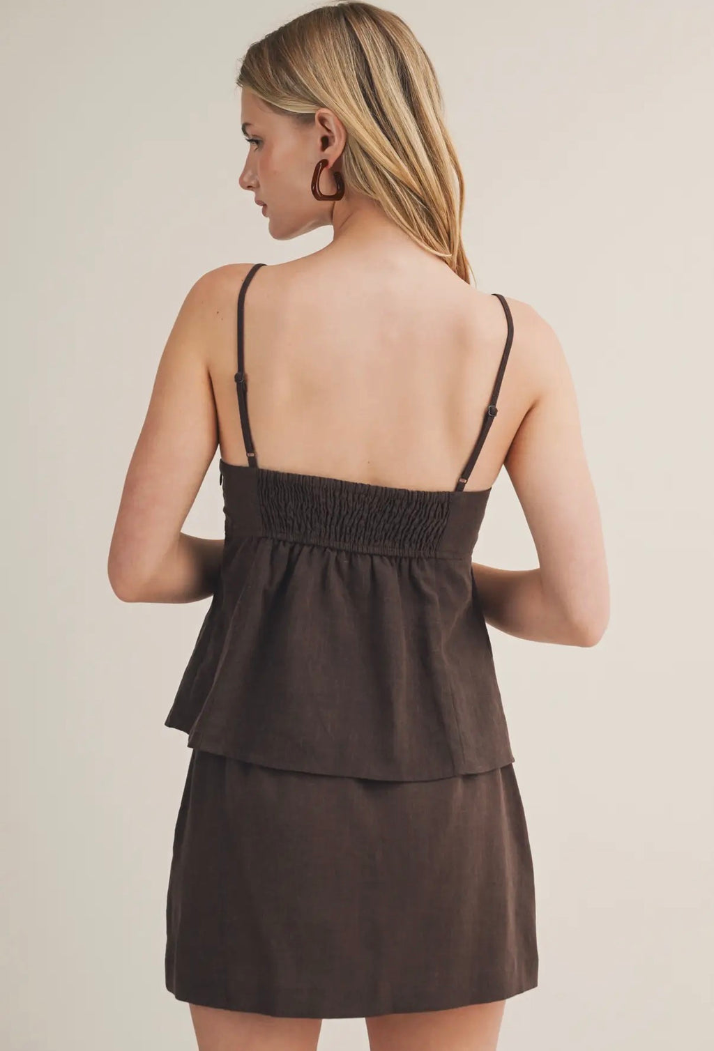 Back Smocked Cami Top