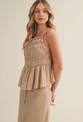 Flowy Cami Top with Ruffle Details